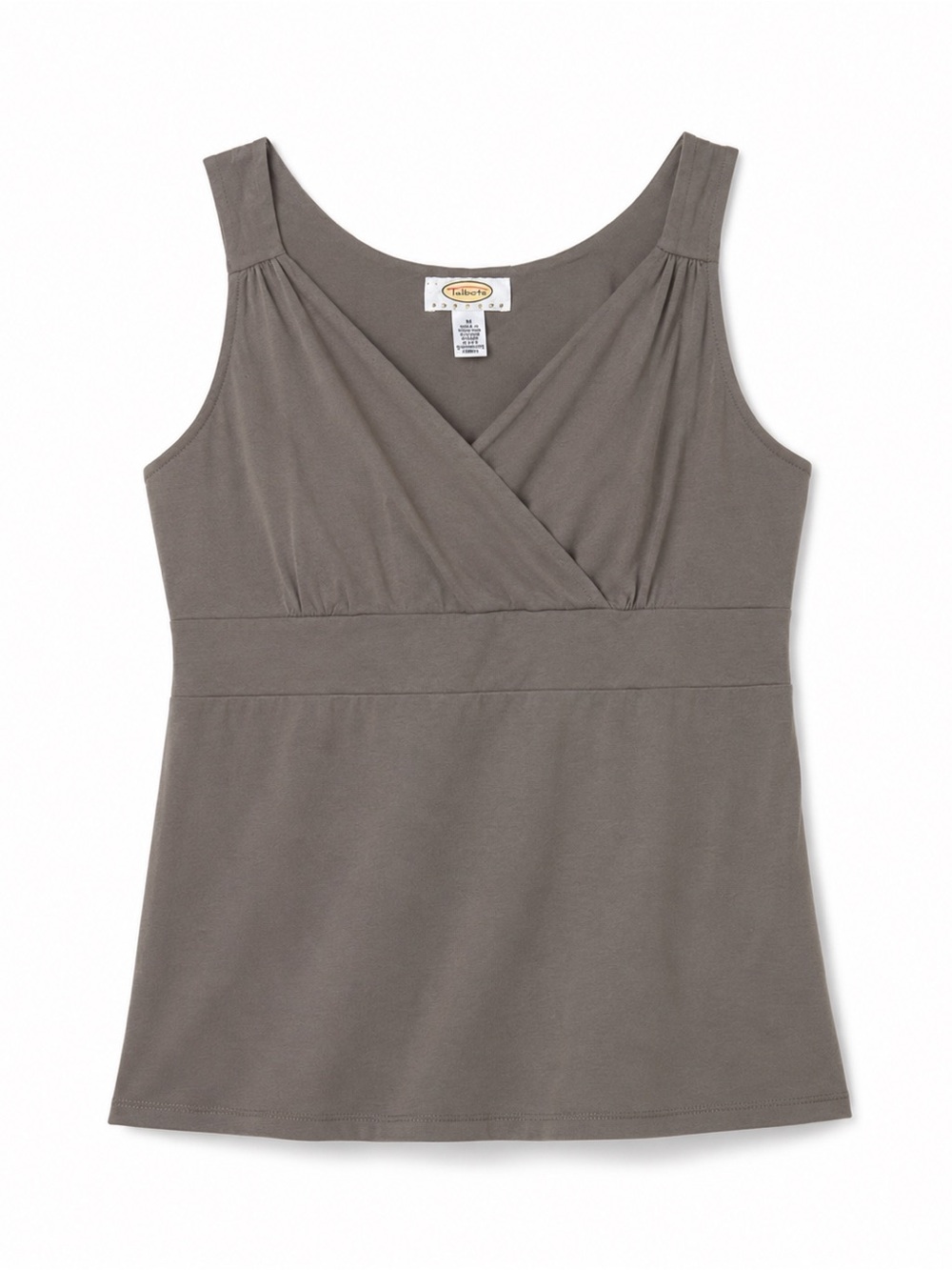 Talbots tan top, size petite medium